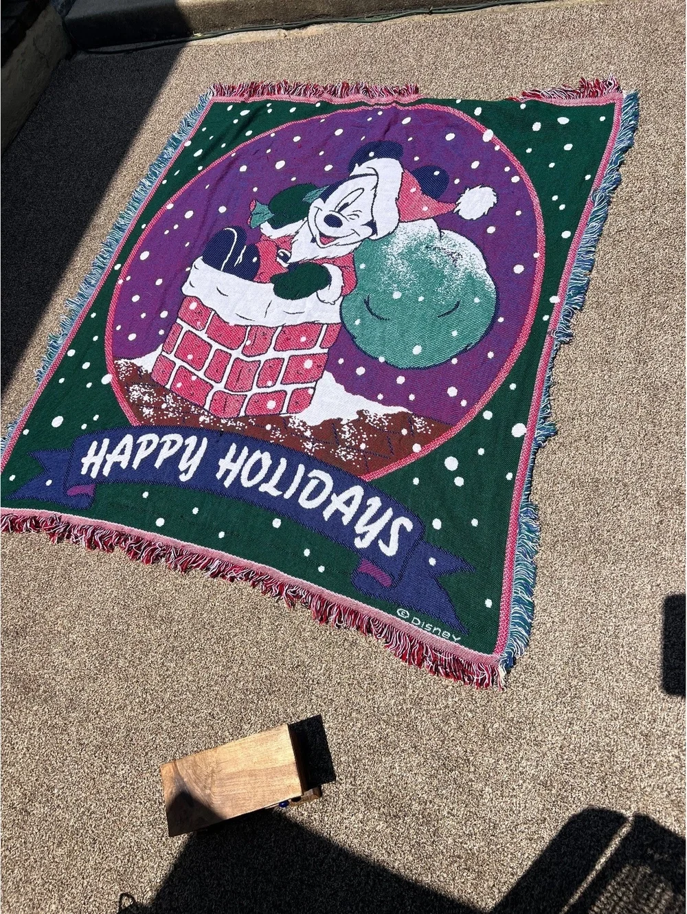 disney throw woven blanket